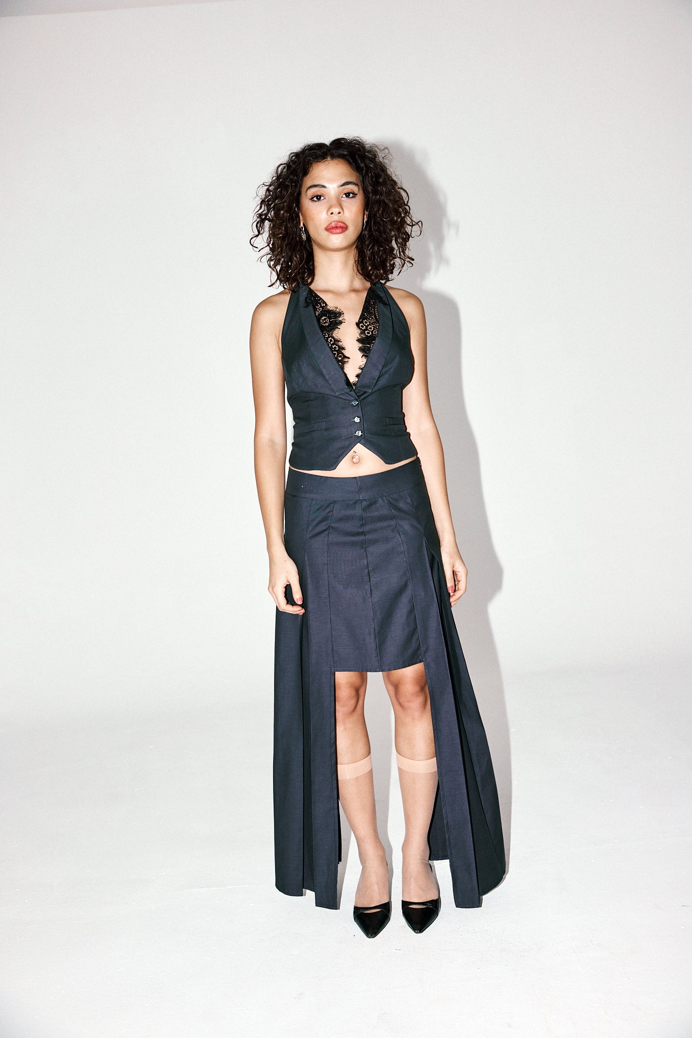 The Convertible Midnight Blue Skirt