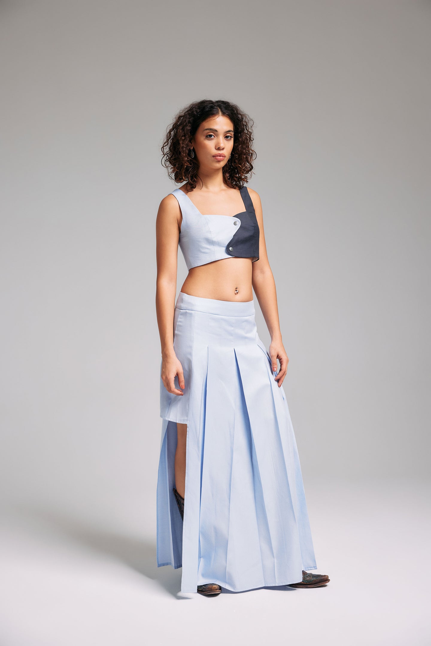 The Convertible Sky Blue Skirt