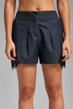 Load image into Gallery viewer, &#39;Fall In The Lace Shorts &#39;in Midnight Blue
