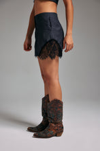 Load image into Gallery viewer, &#39;Fall In The Lace Shorts &#39;in Midnight Blue
