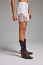 Load image into Gallery viewer, &#39;Fall In The Lace Shorts &#39;in White
